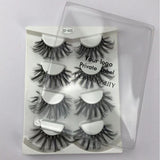 4 Pairs Thick 5D False Eyelashes