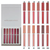 6-Color Matte Liquid Lipstick Set