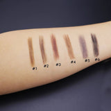 6 colors black 3D eyebrow pencil