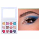 12 High Quality White Shimmer Eyeshadow Palette