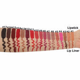 17 Colors Liquid Lipstick & Lip Liner Set - MSmakeupoem.com