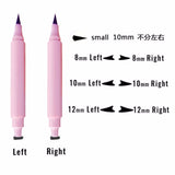 4 Kinds 2 in 1 Pink Tube Eyeliner Seal & Pen