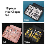 18 Pieces Nail Clipper Set