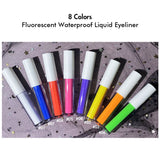 8 Colors Fluorescent Waterproof Liquid Eyeliner