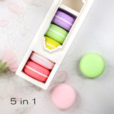 Night Sleep Macaron Lip Mask Set（5pcs）