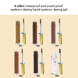 6 colors waterproof and sweat-proof eyebrow dyeing liquid eyebrow dyeing gel