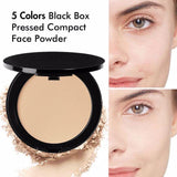 5 Colors Pressed Compact Face Powder Matte&Private Label Makeup Powder