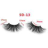 25mm 5D Cross Thick Mink Hair False Eyelashes #01-#33