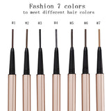 7 colors double-ended golden eyebrow pencil