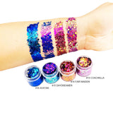 8-color Chameleon Glitter eyeshadow gel