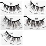 Segmented single-cluster false eyelashes naturally thick