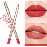 15 colors gold tube lip liner