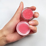 6 colors Lip Care Double Jelly Lip scrub & Lip Mask (large granule)