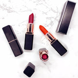 16 Colors Black Tube Matte Longlasting Lipstick - MSmakeupoem.com