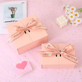 High quality gift box bundled with pink ribbon