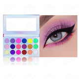 18 Colors Night Luminous Rainbow Eyeshadow Palette - MSmakeupoem.com