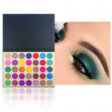 35 Colors Paper Black Eyeshadow Palette - MSmakeupoem.com