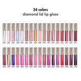 34 Colors Diamond Lid Lip Gloss（#1-#22）