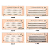 Single Cluster Three Row Natural Simulation Single False Eyelashes