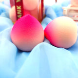 peach gradient beauty blender/sponge in gift box( 3 pcs)