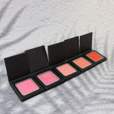 5 Colors Separately Packaged Powder Blusher (Black Box)