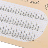 Single-cluster V-shaped air natural simulation bottom eyelashes