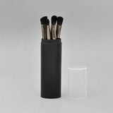 5pcs plastic handle eyeshadow brush in plastic bucket