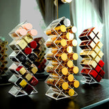 16 Grid Acrylic Vertical Fish Lipstick Storage Box