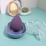 6 colors handheld space capsule makeup sponge