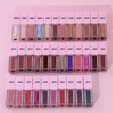 34 Colors Pink Square Cover Big Brush Lip Gloss #31-34