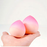 peach gradient beauty blender/sponge