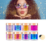 8-color Chameleon Glitter eyeshadow gel