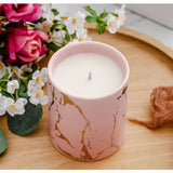 4 colors Marble gold ceramic scented candle