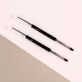 T301 Double-ended Concealer Brush with Wooden Handle