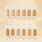 41 Color Matte Liquid Foundation - Frosted Bottle (#1-#33)