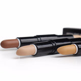 3 Kinds of Double-headed Highlight Concealer Contouring Stick - MSmakeupoem.com