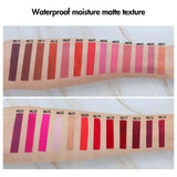 25 colors Moisturize matte glitter gradient square tube liquid lipstick