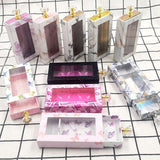 Rectangular pull-out eyelashes box