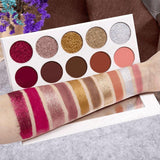 10 Colors White Eyeshadow Palette - MSmakeupoem.com