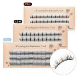 Single Cluster Natural Thick Color Sandwich False Eyelashes