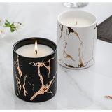 4 colors Marble gold ceramic scented candle