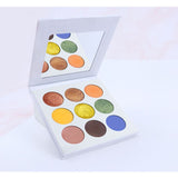 New white color nine-hole eyeshadow palette