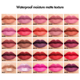 25 colors Moisturize matte glitter gradient square tube liquid lipstick