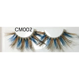 25mm 3D Mink Hair Colorful Eyelashes