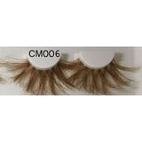 25mm 3D Mink Hair Colorful Eyelashes