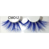 25mm 3D Mink Hair Colorful Eyelashes