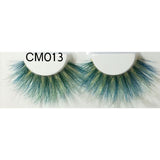 25mm 3D Mink Hair Colorful Eyelashes