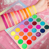 24 Colors Night Luminous Eyeshadow Palette - MSmakeupoem.com