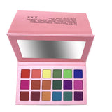 18 Colors Pink Eyeshadows Palette - MSmakeupoem.com