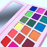 18 Colors Pink Eyeshadows Palette - MSmakeupoem.com